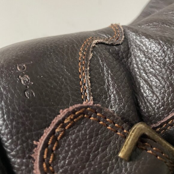 B.O.C. Born Women’s Tall High Dark Brown Riding Leather Riding Boots Buckle 6.5 - Picture 3 of 6